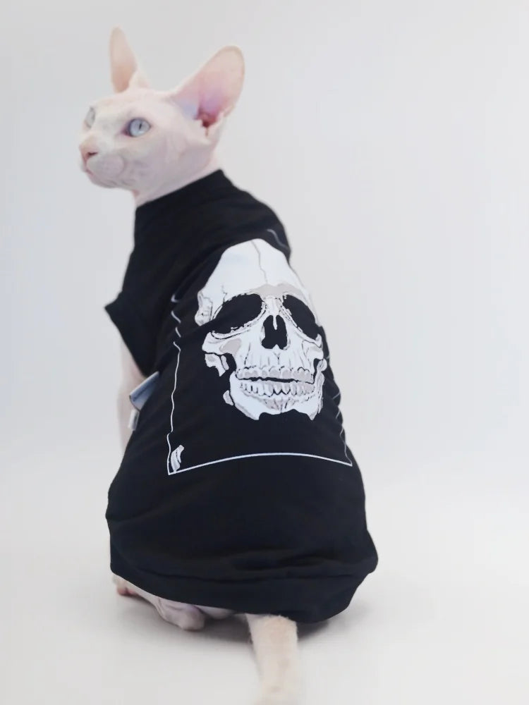 Gilet rafraîchissant pour chat Sphynx – Vêtement élégant et respirant pour chats sans poils (Sphynx, Devon Rex, Cornish Rex, chaton)