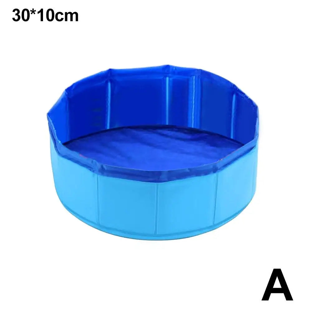 Piscine pliable pour chien et chat avec jouet poisson – Bassin d’eau interactif pour bain, jeu et nettoyage des animaux