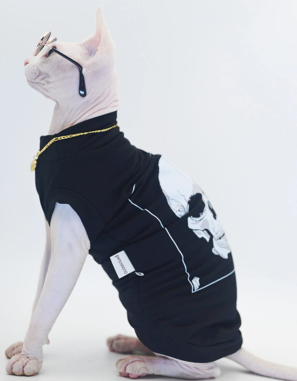 Gilet rafraîchissant pour chat Sphynx – Vêtement élégant et respirant pour chats sans poils (Sphynx, Devon Rex, Cornish Rex, chaton)