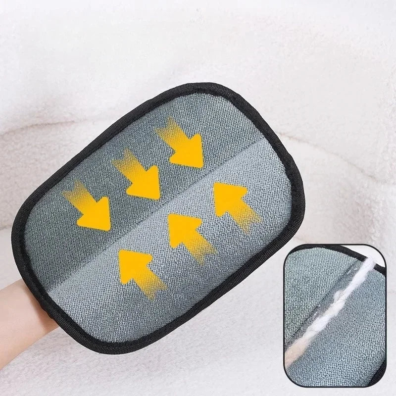 Gant anti poil double face pour chats et chiens, enlèvement des poils sur animaux et tapis