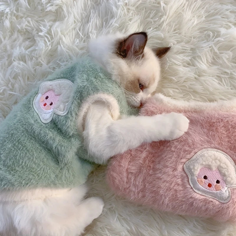 Pull / Gilet pour chat – Vêtement chaud et confortable pour chatons et petits chats, idéal pour l'hiver